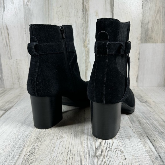 Blondo Tamzin Waterproof Bootie in Black Suede #964 - Picture 9 of 12